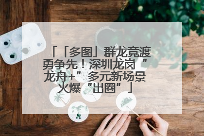 「多图」群龙竞渡勇争先！深圳龙岗“龙舟+”多元新场景火爆“出圈”