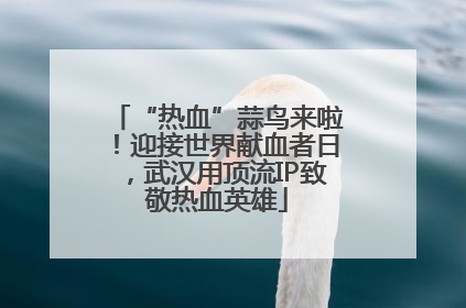 “热血”蒜鸟来啦！迎接世界献血者日，武汉用顶流IP致敬热血英雄