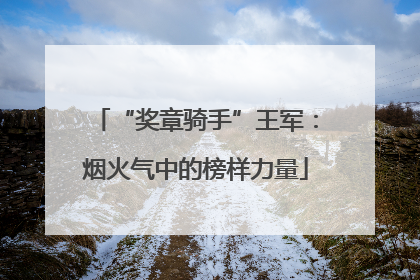“奖章骑手”王军：烟火气中的榜样力量
