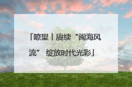 瞭望丨赓续“闽海风流” 绽放时代光彩