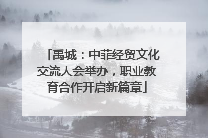禹城：中菲经贸文化交流大会举办，职业教育合作开启新篇章
