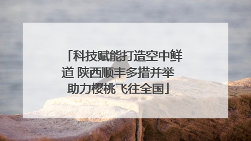 科技赋能打造空中鲜道 陕西顺丰多措并举助力樱桃飞往全国