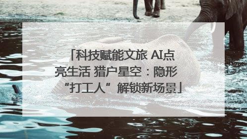 科技赋能文旅 AI点亮生活 猎户星空：隐形“打工人”解锁新场景