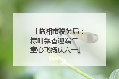 临湘市税务局：粽叶飘香迎端午 童心飞扬庆六一
