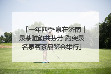 一年四季·泉在济南｜泉茶雅韵共芬芳 趵突泉名泉茗茶品鉴会举行