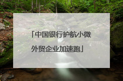 中国银行护航小微外贸企业加速跑