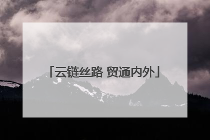 云链丝路 贸通内外