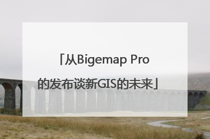 从Bigemap Pro的发布谈新GIS的未来