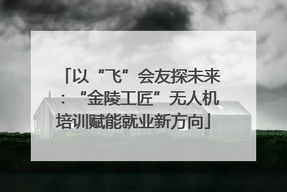 以“飞”会友探未来：“金陵工匠”无人机培训赋能就业新方向