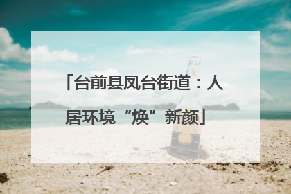 台前县凤台街道：人居环境“焕”新颜