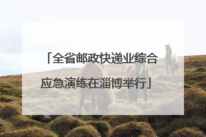 全省邮政快递业综合应急演练在淄博举行