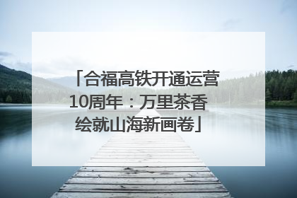 合福高铁开通运营10周年：万里茶香绘就山海新画卷