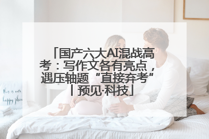 国产六大AI混战高考：写作文各有亮点，遇压轴题“直接弃考”丨预见·科技