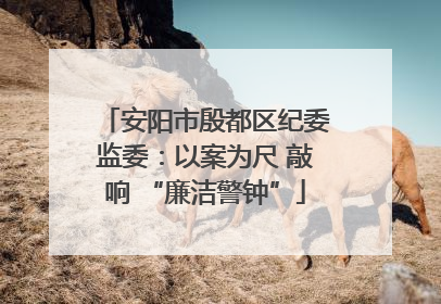 安阳市殷都区纪委监委：以案为尺 敲响 “廉洁警钟”