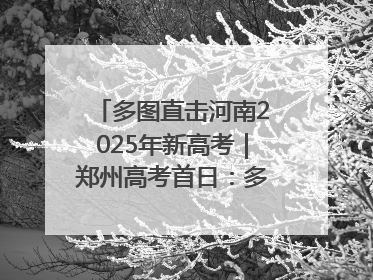 多图直击河南2025年新高考｜郑州高考首日：多方暖心护航 助力学子逐梦