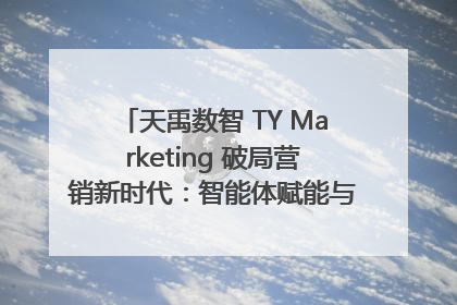 天禹数智 TY Marketing 破局营销新时代：智能体赋能与人才培育双轮驱动