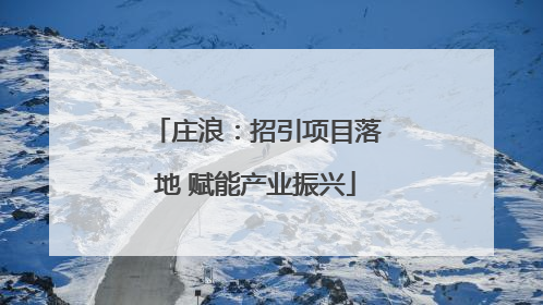 庄浪：招引项目落地 赋能产业振兴