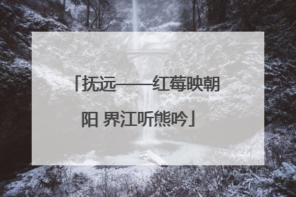 抚远——红莓映朝阳 界江听熊吟