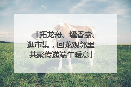 拓龙舟、缝香囊、逛市集，回龙观邻里共聚传递端午暖意