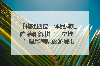 构建四位一体品牌矩阵 德阳深耕“三星堆+”赋能国际旅游城市建设｜文旅局长说