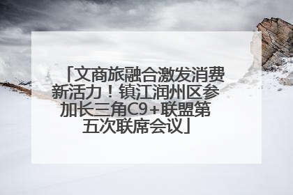 文商旅融合激发消费新活力！镇江润州区参加长三角C9+联盟第五次联席会议