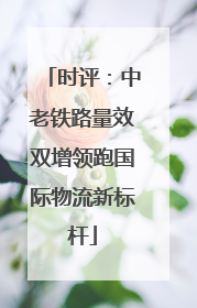 时评：中老铁路量效双增领跑国际物流新标杆