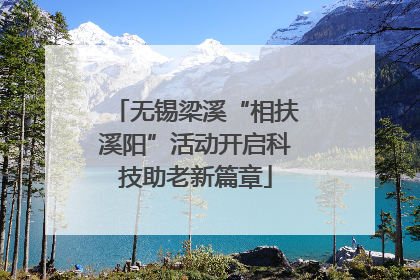 无锡梁溪“相扶溪阳”活动开启科技助老新篇章