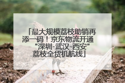 最大规模荔枝助销再添一码！京东物流开通“深圳-武汉-西安” 荔枝全货机航线
