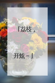 荔枝，开炫～