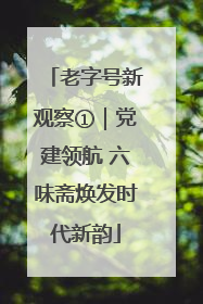 老字号新观察①｜党建领航 六味斋焕发时代新韵