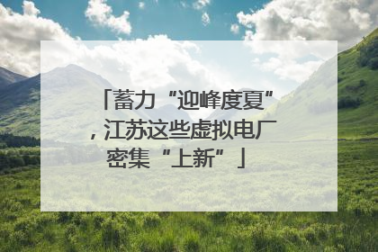 蓄力“迎峰度夏”，江苏这些虚拟电厂密集“上新”