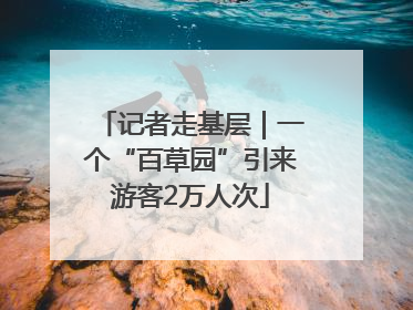记者走基层｜一个“百草园”引来游客2万人次