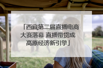 西藏第二届直播电商大赛落幕 直播带货成高原经济新引擎