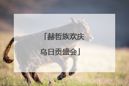 赫哲族欢庆乌日贡盛会