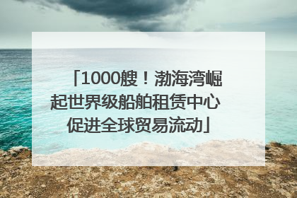 1000艘！渤海湾崛起世界级船舶租赁中心 促进全球贸易流动