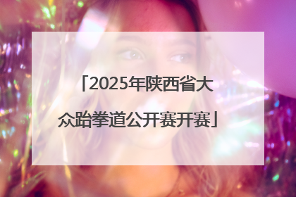 2025年陕西省大众跆拳道公开赛开赛