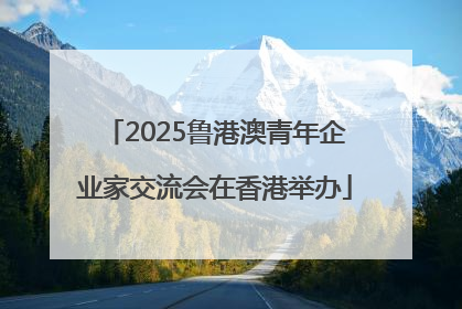 2025鲁港澳青年企业家交流会在香港举办
